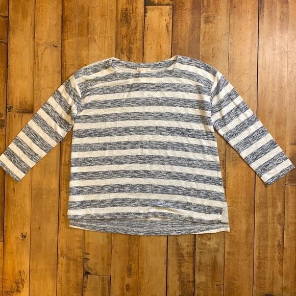 Crewcuts shirt size 10 knit striped blue white cotton spring - Picture 1 of 3